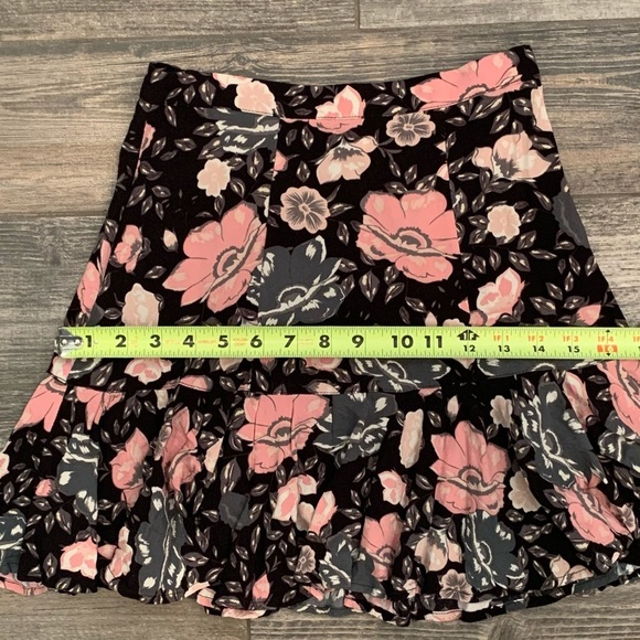 Spell & The Gypsy Collective Wiona Mini Skirt in Coal XXS Black Pink  23” Waist - Picture 8 of 13